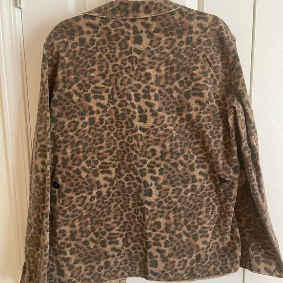 Leopard Print Brown Jacket - Picture 3 of 3